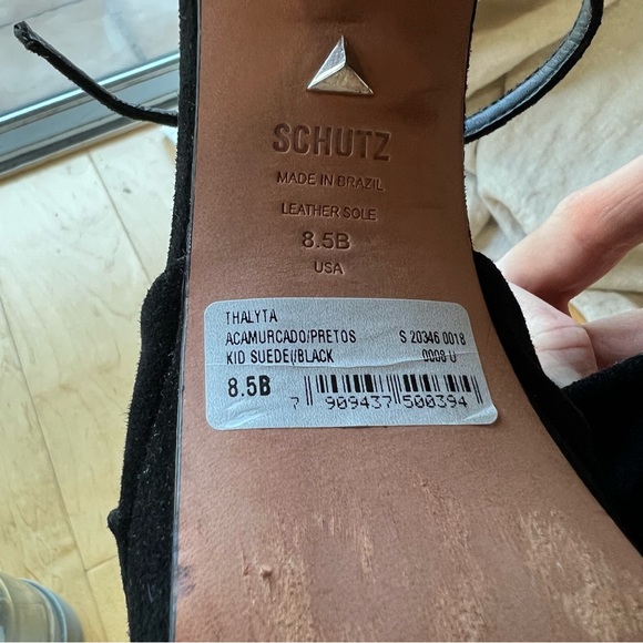 SOLD SCHUTZ Thalyta Suede Sandals - Picture 14 of 15